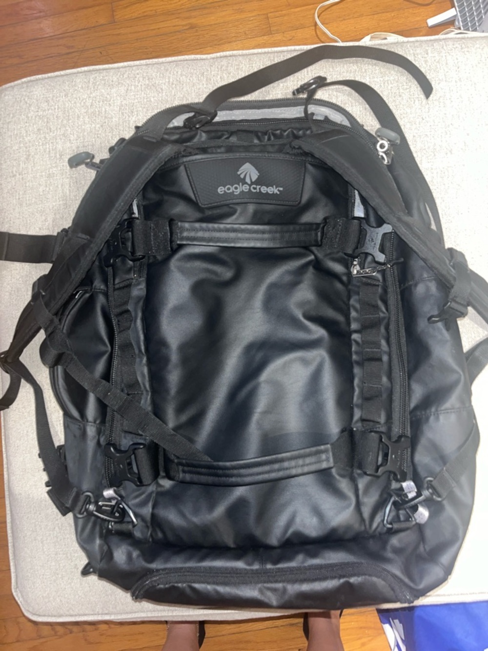 Travel Black Water-Resistant Backpack - Sleek Everyday Carry